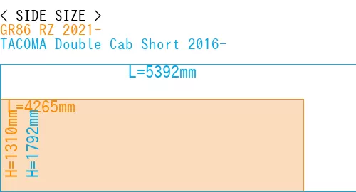 #GR86 RZ 2021- + TACOMA Double Cab Short 2016-